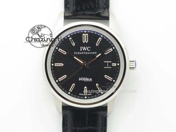 MIROTIME 0106 Portofino Chrono RG ZF 1:1 Best Edition Blue Dial Gold Markers on Black Leather Strap A FlexibleFit 7112